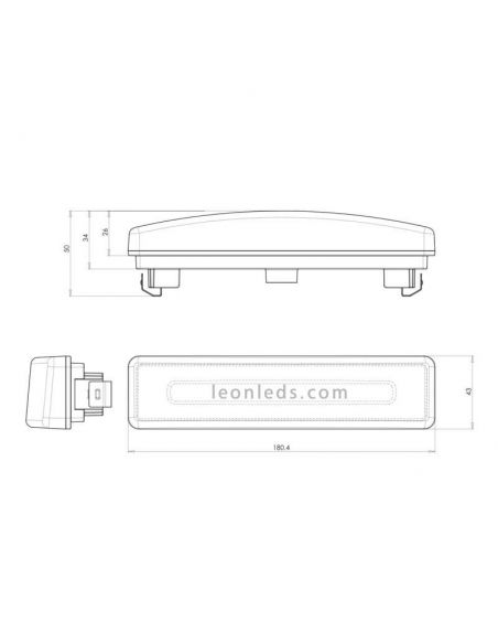 ✅ Dimensões do Scania Neon Effect LED Pilot | Leon Iluminação LED