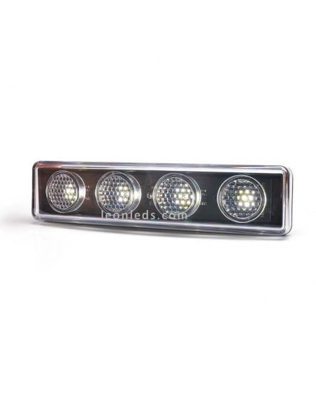 ✅ Lumière LED pour visière de camion Scania | Lumières LED LeonLeds