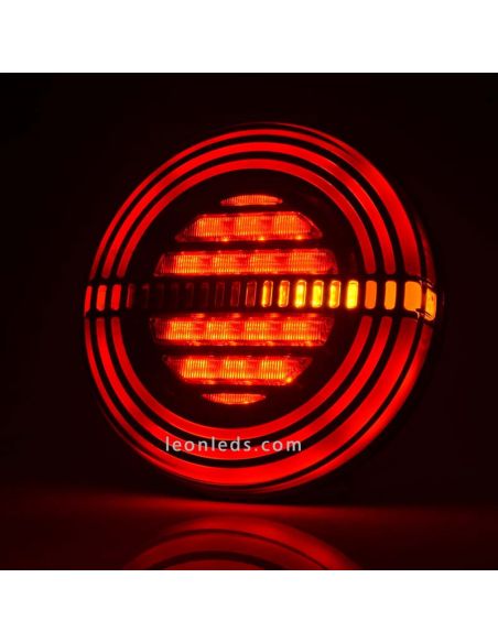 ✅ Pilotos LED trasero redondo w191dd | LeonLeds Pilotos LED redondos