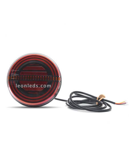 ✅ Feux arrière LED ronds w191dd | Lumières LED rondes LeonLeds