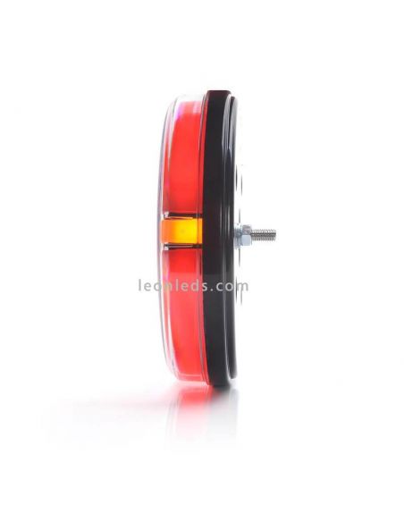 ✅ Piloto LED trasero con  5 funciones con luz lateral | LeonLeds Pilotos LED redondos traseros