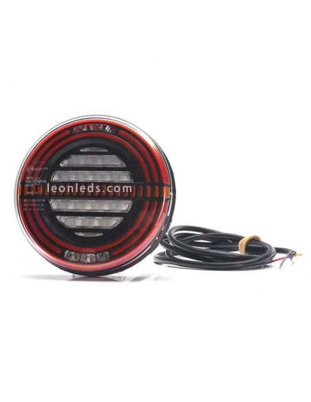 ✅ Feu arrière LED avec 5 fonctions | Feux arrière LED ronds LeonLeds