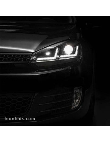 ✅ Phare avec lumière du jour pour Golf VI | Phares LeonLeds Golf 6 LED