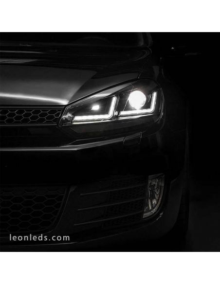 ✅ Phare avec lumière du jour pour Golf VI | Phares LeonLeds Golf 6 LED