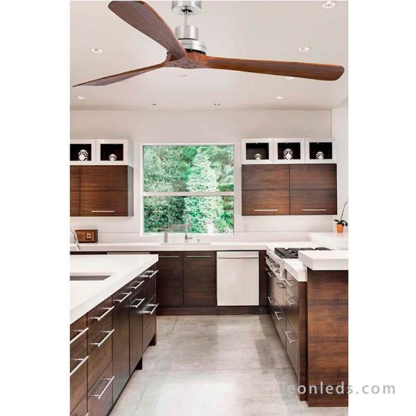 ✅ Grand ventilateur de plafond Lantau 33464 phare sans lumière | leonleds