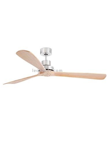 ✅  Ventilador de techo Lantau Pino grande 33504 | LeonLeds