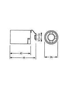 Porta-lâmpadas E14 Solera Porcelana 2
