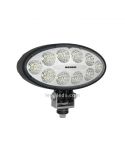Faro Ovalado LED para tractor cosechadora 12/24 V Lente Transparente Wesem 2200Lm | LeonLeds Iluminación