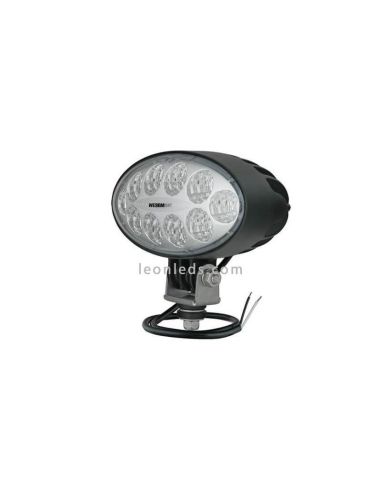 Faro Ovalado LED para tractor cosechadora 12/24 V Lente Transparente Wesem 2200Lm | LeonLeds Iluminación
