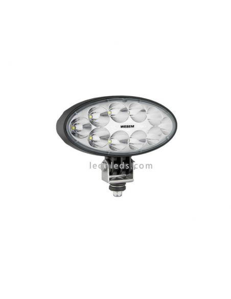 Faro LED de Largo Alcance 4º Ovalado potente Wesem para Jonh Deere o Massey Ferguson | LeonLeds