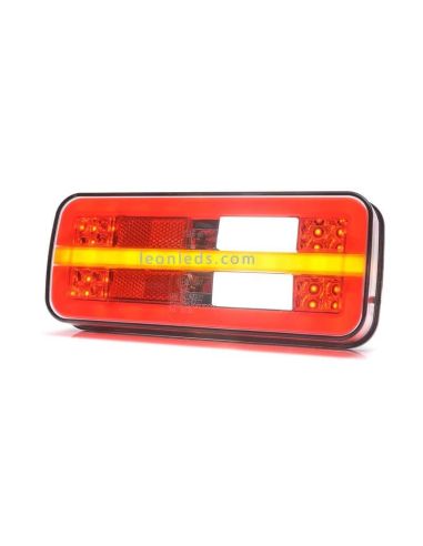 Piloto trasero LED con Luz de Matricula Lataral Was | LeonLeds