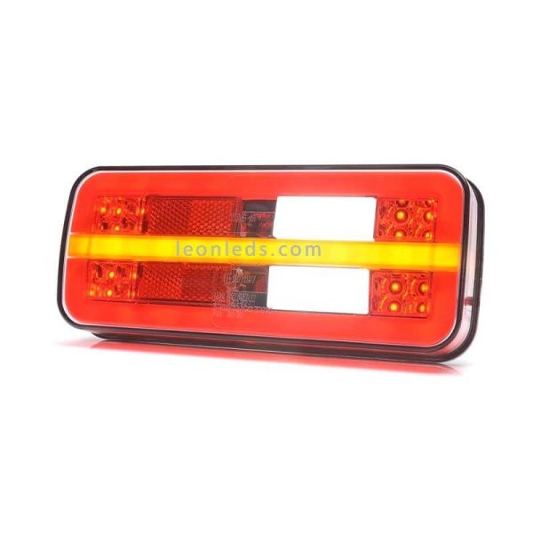 Piloto trasero LED con Luz de Matricula Lataral Was | LeonLeds