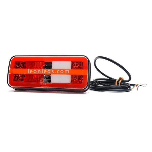 Piloto trasero LED con Luz de Matricula Lataral Was | LeonLeds