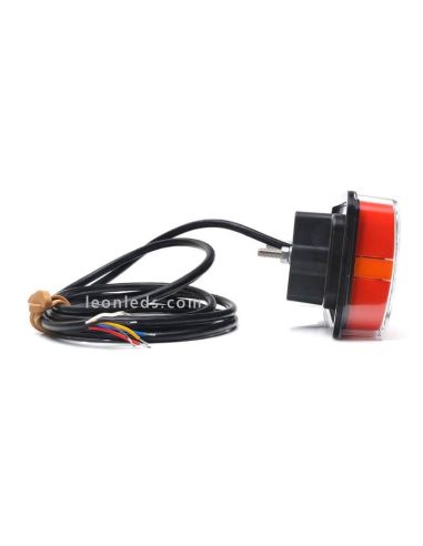 Piloto trasero LED con Luz de Matricula Lataral Was | LeonLeds
