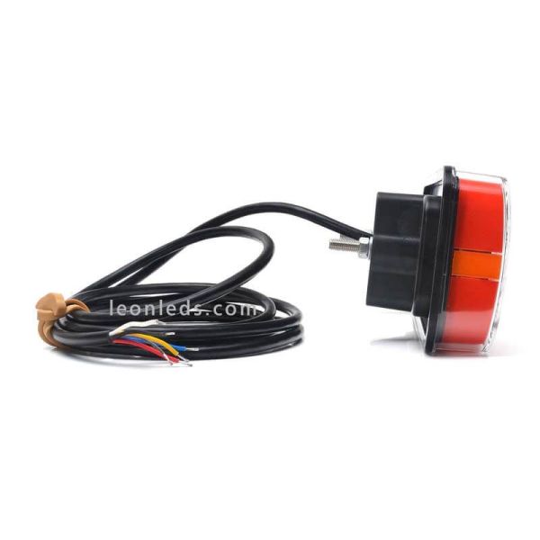 Piloto trasero LED con Luz de Matricula Lataral Was | LeonLeds