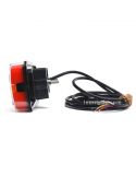Piloto trasero LED con Luz de Matricula Lataral Was | LeonLeds