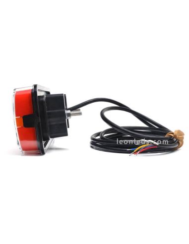 Piloto trasero LED con Luz de Matricula Lataral Was | LeonLeds
