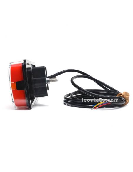 Piloto trasero LED con Luz de Matricula Lataral Was | LeonLeds