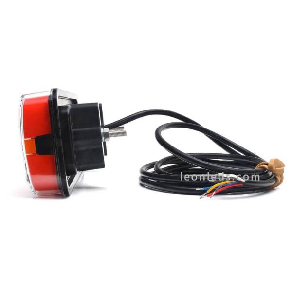 Piloto trasero LED con Luz de Matricula Lataral Was | LeonLeds