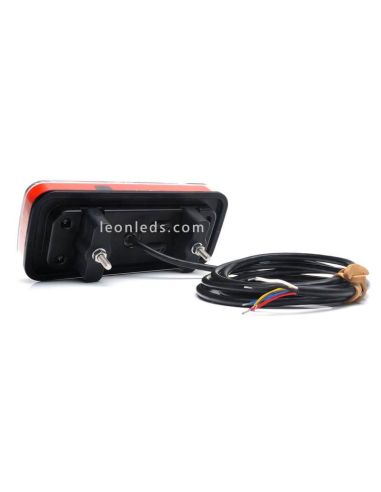 Piloto trasero LED con Luz de Matricula Lataral Was | LeonLeds