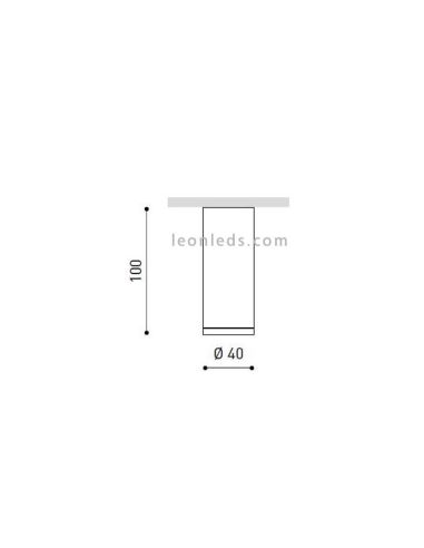 Dimensiones de Top LED de ArkosLight | LeonLeds Iluminación
