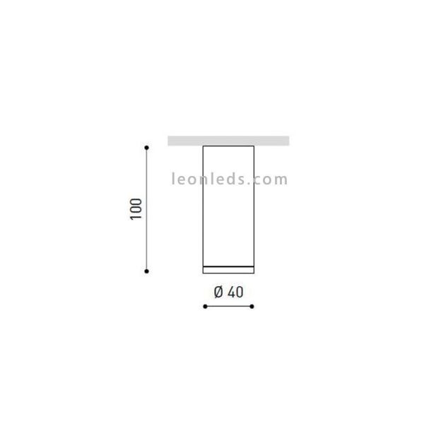 Dimensiones de Top LED de ArkosLight | LeonLeds Iluminación