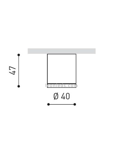 Dimensions Top Mini ArkosLight