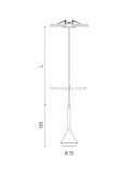 Dimensiones Spin de ArkosLight | LeonLeds Iluminación