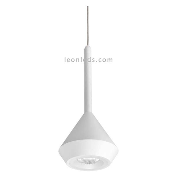 Plafonnier LED Minimalist Spin Base 5 Mètres Blanc Texturé ArkosLight | Éclairage LeonLeds
