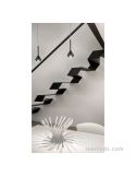 Escaleras con Lámpara de techo LED minimalista Spin Base 5 Metros ArkosLight | LeonLeds Iluminación