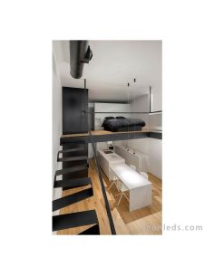 Lámpara de techo LED minimalista Spin Base 5 Metros Blanco texturizada ArkosLight | LeonLeds Iluminación 2