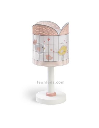 Lámpara de sobremesa infantil jaula de pajaros serie Little Birds | LeonLeds