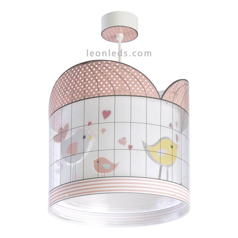 Lámpara de techo infantil jaula de pajaros Little Birds