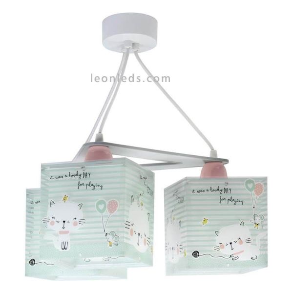 Lámpara de techo 3 luces Loving Cat | LeonLeds