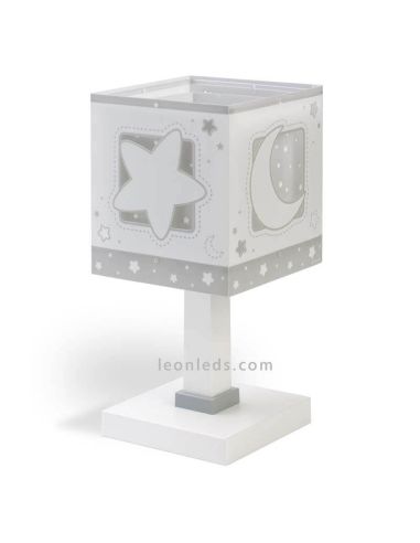 Lámpara de sobremesa Gris Moon Light 63230E | LeonLeds