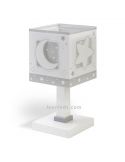 Lámpara de sobremesa infantil Gris Moon Light | LeonLeds