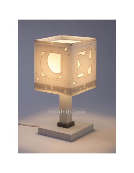Lampe Moon Light grise par Dalber