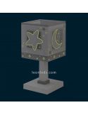 Lámpara de sobremesa Gris Moon Light 63230E | LeonLeds