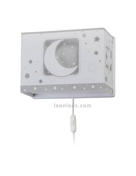 Aplique infantil Gris Moon Light Dalber | LeonLeds Apliques Infantiles