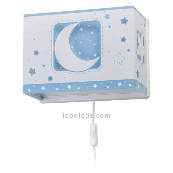 Applique pour enfant Blue 63238t Moon Light de Dalber | leonleds
