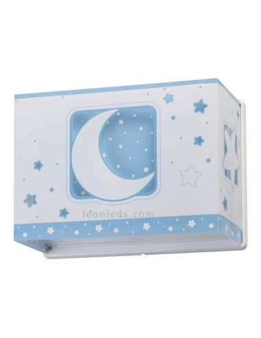Luminária de parede infantil Moon Light Dalber Blue