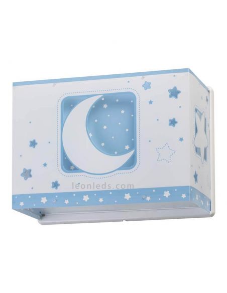 Luminária de parede infantil Moon Light Dalber Blue