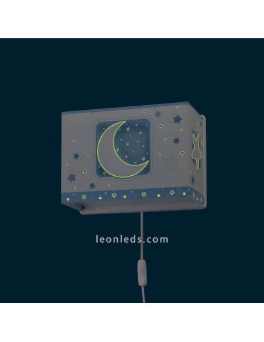 Aplique infantil Moon Light de Dalber 63238T brilla en la oscuridad | LeonLeds