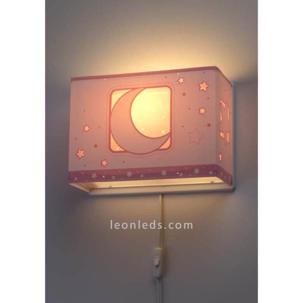 Applique murale pour enfants Dalber Moon Light série 63238S | Éclairage pour enfants LeonLeds