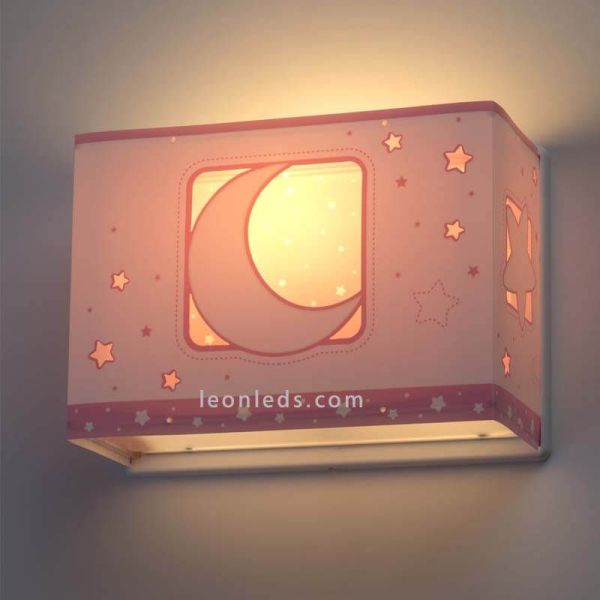 Applique murale pour enfants Dalber Moon Light série 63238S | Éclairage pour enfants LeonLeds