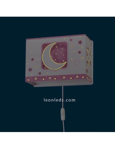 Applique murale pour enfants Dalber Moon Light série 63238S | Éclairage pour enfants LeonLeds