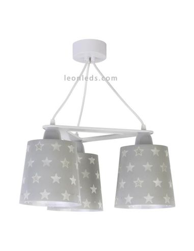 Lámpara infantil con estrellas que brillan en la oscuridad de Dalber | LeonLeds