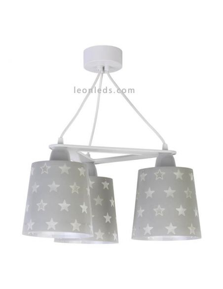 Lámpara infantil con estrellas que brillan en la oscuridad de Dalber | LeonLeds