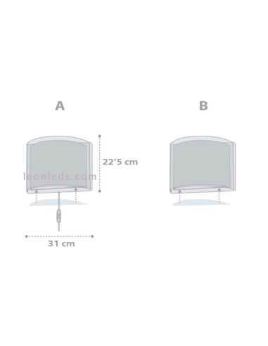 Applique pour enfant Malva décorée d'étoiles | leonleds