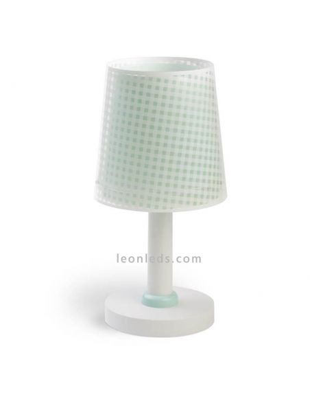 Lámpara de sobremesa infantil verde serie Vichy de Dabler | LeonLeds Lighting